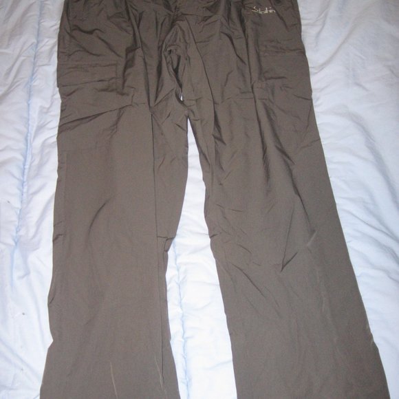 Clothin Gray Elastic Waist Lightweight Cargo Pants Men's Size Large 30" Inseam - Picture 1 of 4